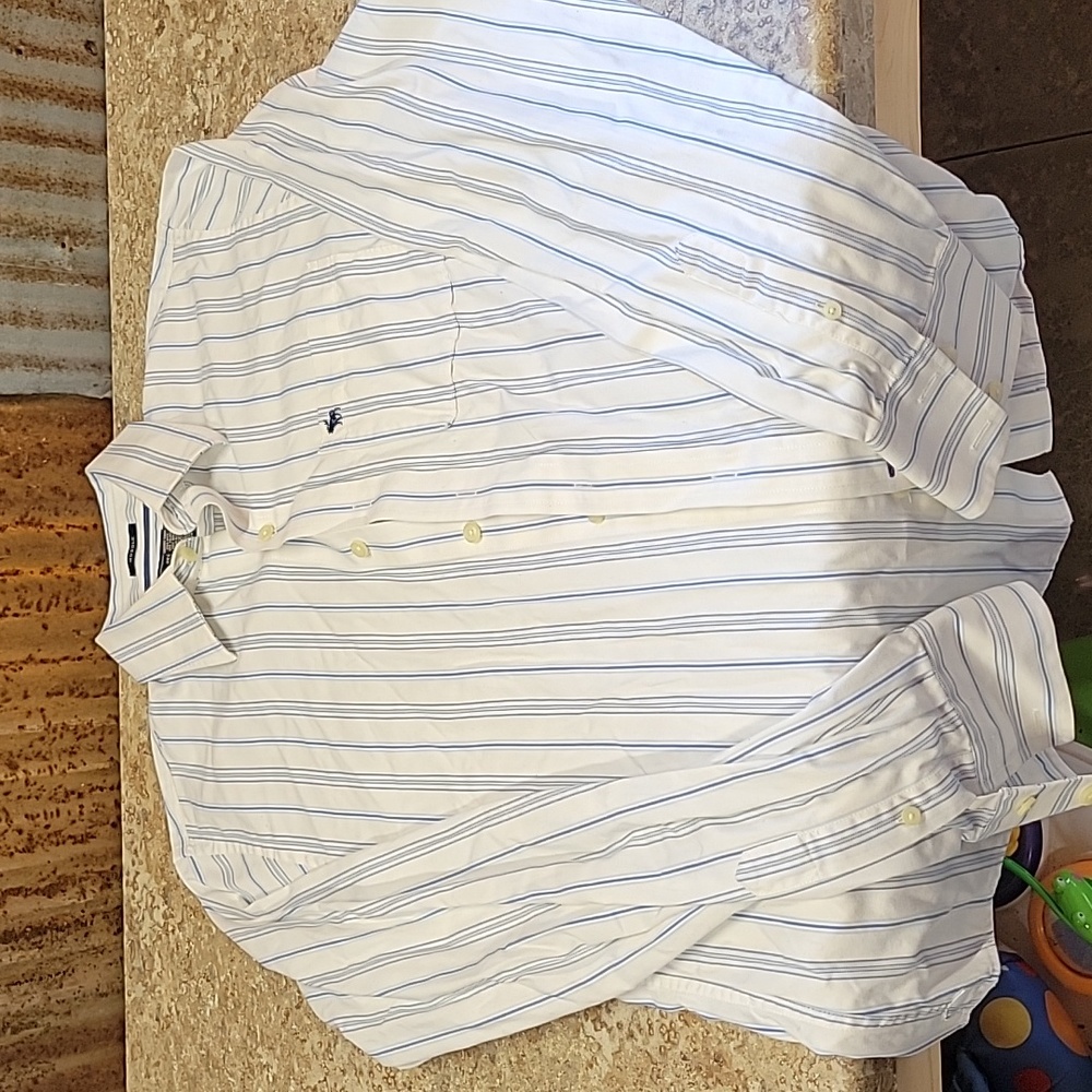 Abercrombie & Fitch button down shirt "muscle" men's large